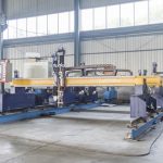 China Jiaxin 1300 * 2500mm woking area plasma cutting machine for cutter metal Plasma special stat LCD control system